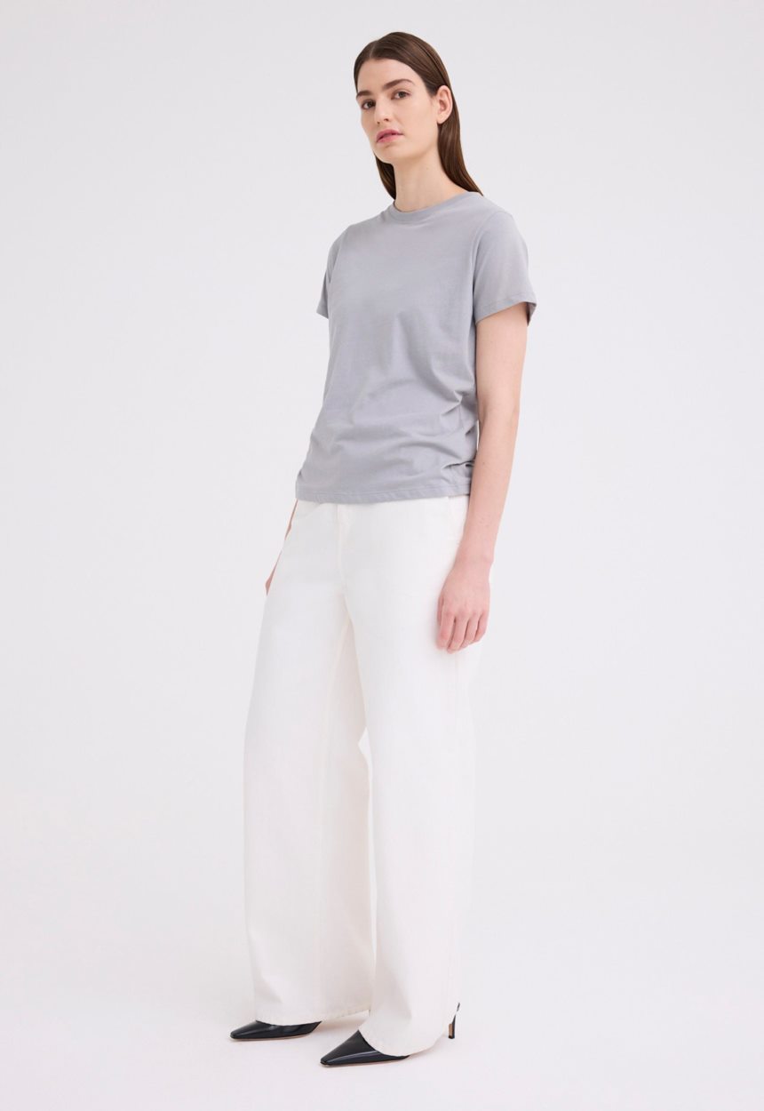 Jac+Jack Verte Organic Cotton Tee - Oxide Grey